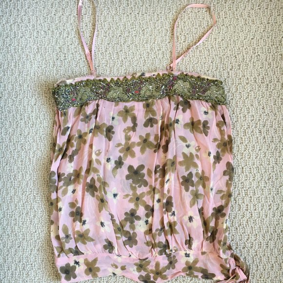 BUFFALO Silk Floral Top | Size S - Picture 2 of 5